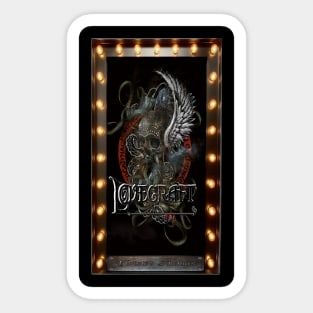 Twisted Sinemas #17- "Lovecraft Documentary"(Parody) movie poster Sticker